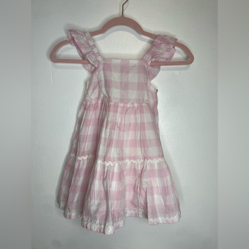 Sigrid Olsen kids Pink and White Gingham Dress
